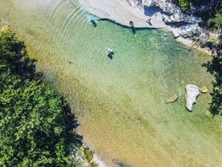 Pond, River Access, and Playground at Riverbend on the Frio River
